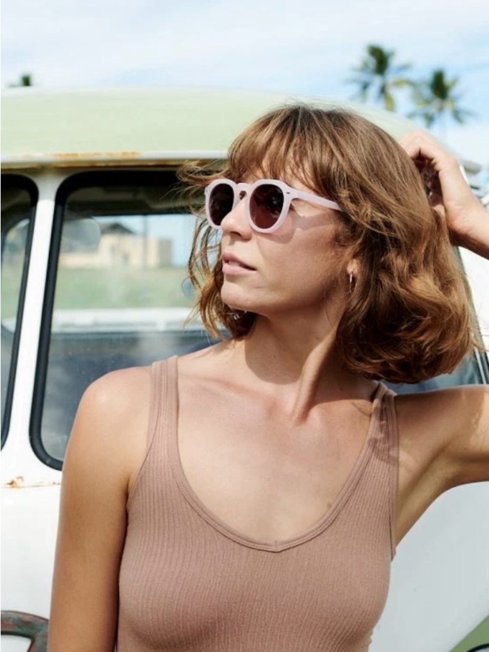 Blair Conklin x I-sea pink punch/plum lens sunglasses